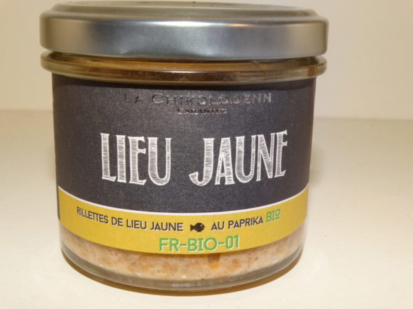 Rillettes de lieu jaune au paprika