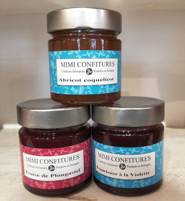 Assortiment de confitures de Bretagne