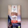Tablette de chocolat au lait à 45% de cacao et au caramel de chez Grain de Sail