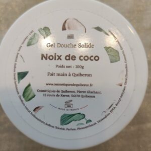 Gel douche solide noix de coco