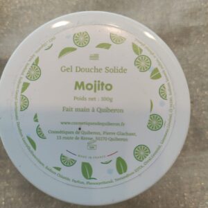 Gel douche solide "mojito" : menthe citron